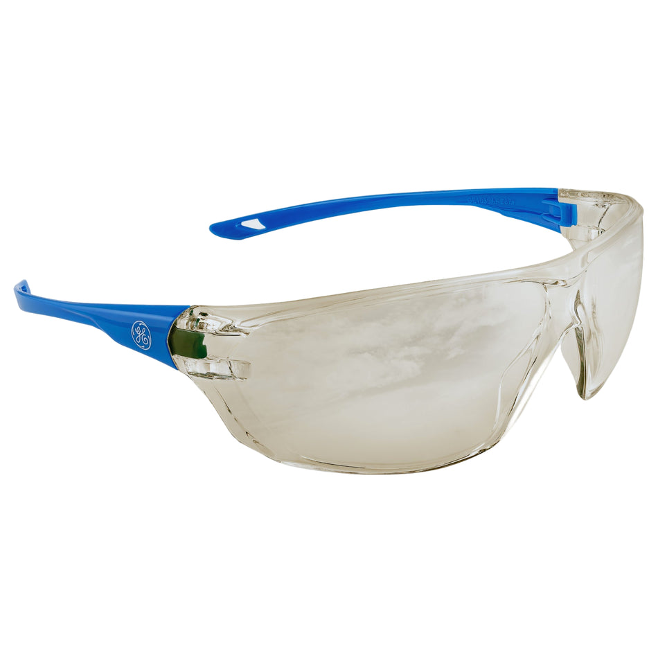 Blue | CI/O Mirror Anti-Fog | Safety Glasses | Frameless Anti-Fog/Anti-Scratch