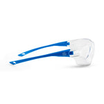 Blue | Clear Anti-Fog | Safety Glasses | Frameless Anti-Fog/Anti-Scratch
