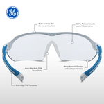 GE110CAF | Safety Glasses | ANSI Z87.1 Anti-Fog Lenses