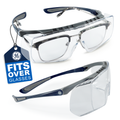 Clear Anti-Scratch | GE112C | Safety Glasses Over The Glass | ANSI Z87.1 Compliant