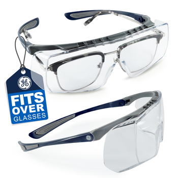 Clear Anti-Scratch | GE112C | Safety Glasses Over The Glass | ANSI Z87.1 Compliant