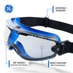 Safety Goggles | Anti-Fog, Indirect Ventilation | GE149CAF