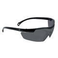 black, Smoke anti-Fog | ANSI Z87.1 & Adjustable Temples | 01 Series - Adjustable Wrap Around Safety Glasses | GE201SAF
