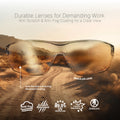 blue, I/O Mirror Anti-Fog | GE 03 Series Frameless Safety Glasses | ANSI Z87.1 | GE103MAF