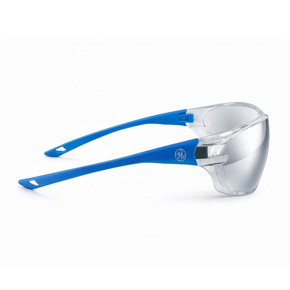 blue, I/O Mirror Anti-Fog | 03 Series - Frameless Safety Glasses | GE103MAF