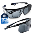 Smoke Anti-Scratch | GE212S | Safety Glasses Over The Glass | ANSI Z87.1 Compliant