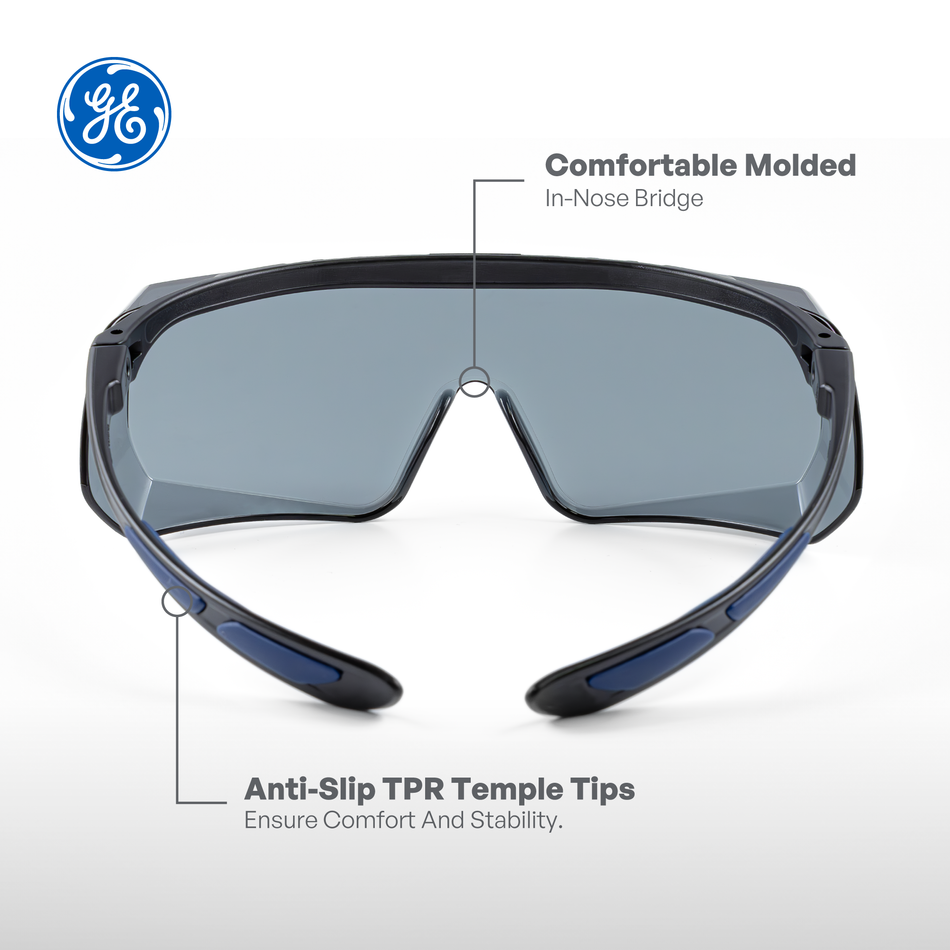 GE212S | Safety Glasses Over The Glass | ANSI Z87.1 Compliant