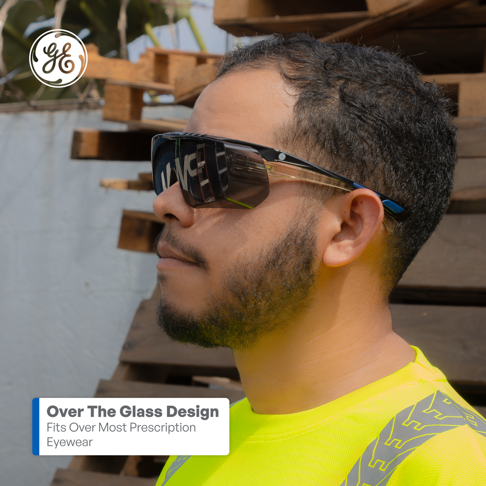 GE212S | Safety Glasses Over The Glass | ANSI Z87.1 Compliant
