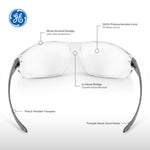 gray, Clear Anti-Scratch | 03 Series - Frameless Safety Glasses | GE203C