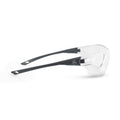 gray, Clear Anti-Scratch | GE 03 Series Frameless Safety Glasses | ANSI Z87.1 | GE203C