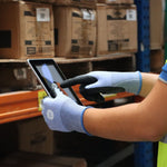 all-show | Foam Nitrile Dipped Gloves | 15 Gauge, Touch Screen