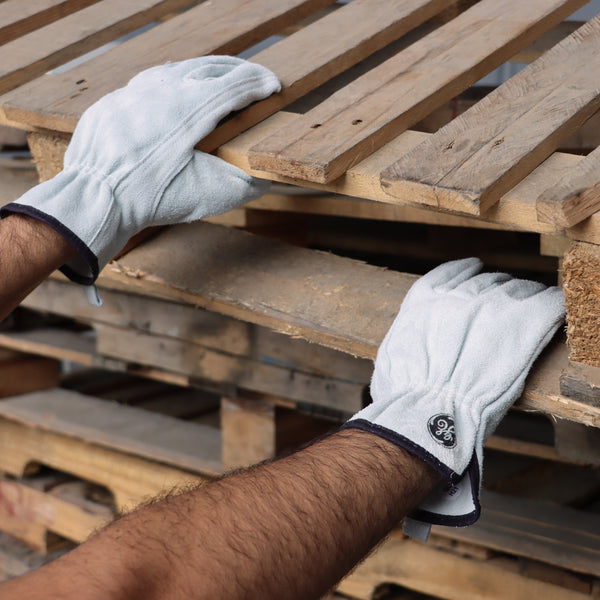 Cow Split Leather Driver Gloves