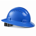 blue | Full Brim Vented Hard Hat with 4-Point Ratchet Suspension – Type 1 Class C | GH328B