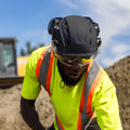 black | Vented Safety Helmet GH400BK  | ANSI Type 1, Class C