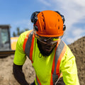 orange | Vented Safety Helmet GH400O |  ANSI Type 1, Class C