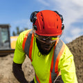 red | Vented Safety Helmet GH400R |  ANSI Type 1, Class C
