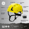 yellow | Vented Safety Helmet GH400Y |  ANSI Type 1, Class C