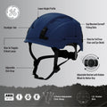 blue | Vented Safety Helmet GH400B |  ANSI Type 1, Class C
