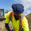 blue | Vented Safety Helmet GH400B |  ANSI Type 1, Class C