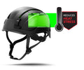 black, Vented | side view with cooling technology graphic | Safety Helmet | Type 2, Vented with Koroyd® | GH500BK