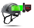 gray, Vented | side view with cooling technology graphic | Safety Helmet | Type 2, Vented with Koroyd® | GH500G
