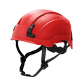red, Vented | three-quarter view with straps visible | Safety Helmet | Type 2, Vented with Koroyd® | GH500R