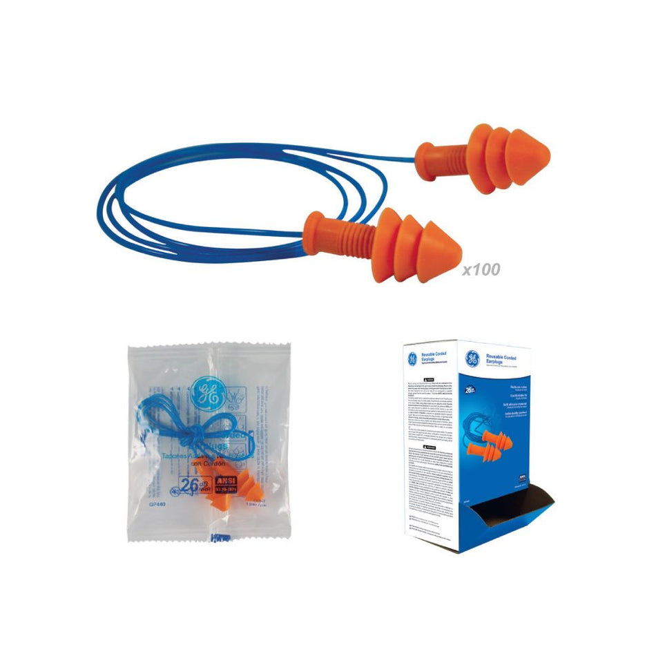 Reusable Earplugs | Christmas Tree Shaped | 26 NRR | GP440