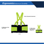 High Visibility Back Support Belt | Lumbar Support