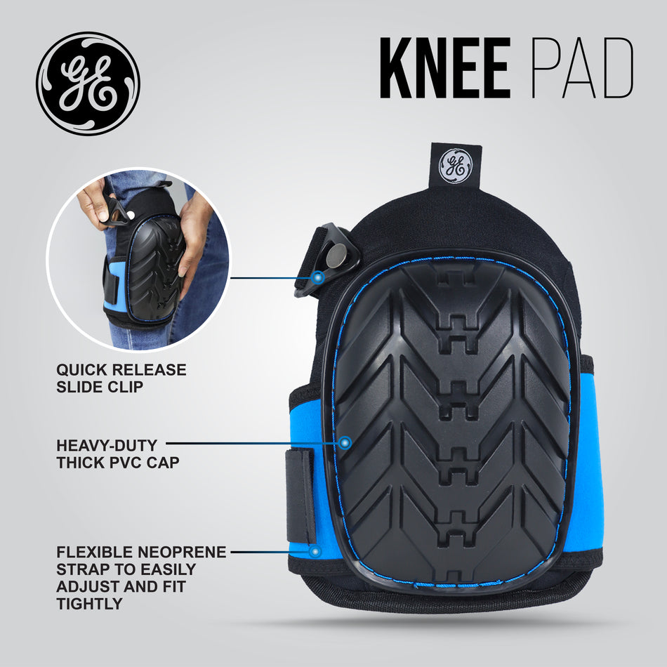 Pro Knee Pads | Gel Core & PVC Cap | GR551