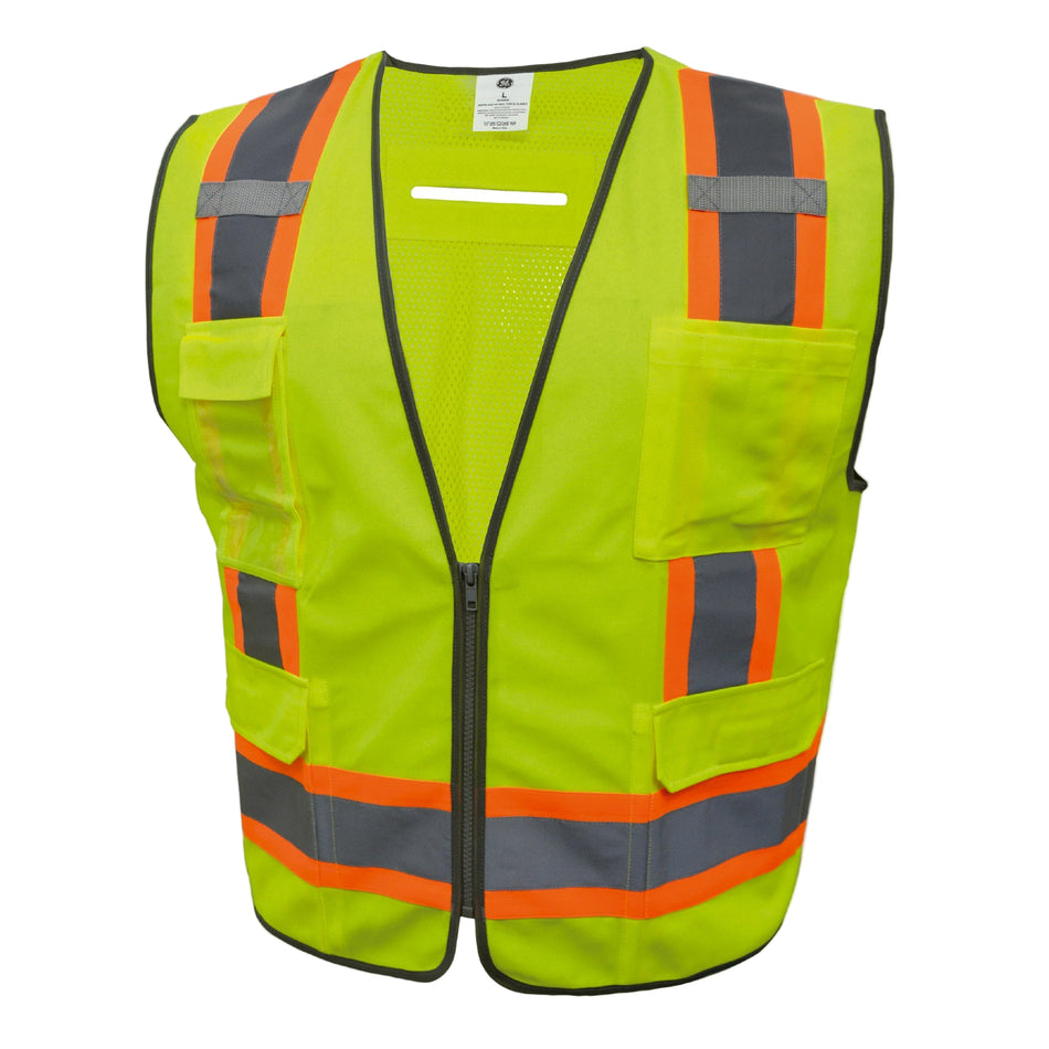 green | Surveyor Vest | Class 2 ANSI 107-2020