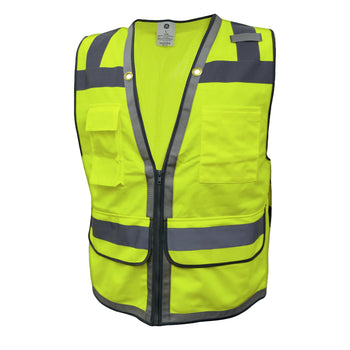 Surveyor Safety Vest | 10 Pockets, Class 2, ANSI 107-2020