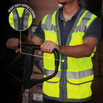 Surveyor Safety Vest | 10 Pockets, Class 2, ANSI 107-2020
