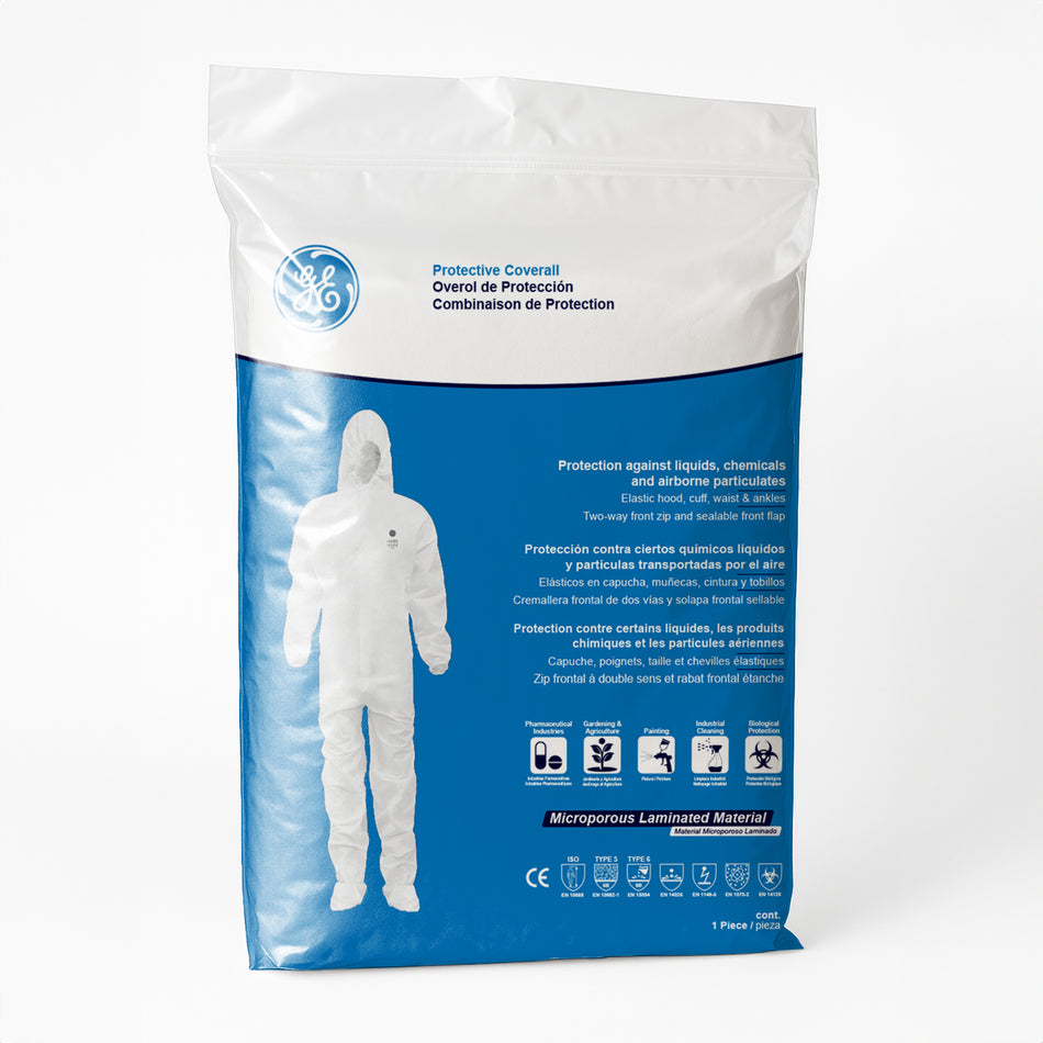 Microporous Protective Coverall | Type 5 & 6 Protection