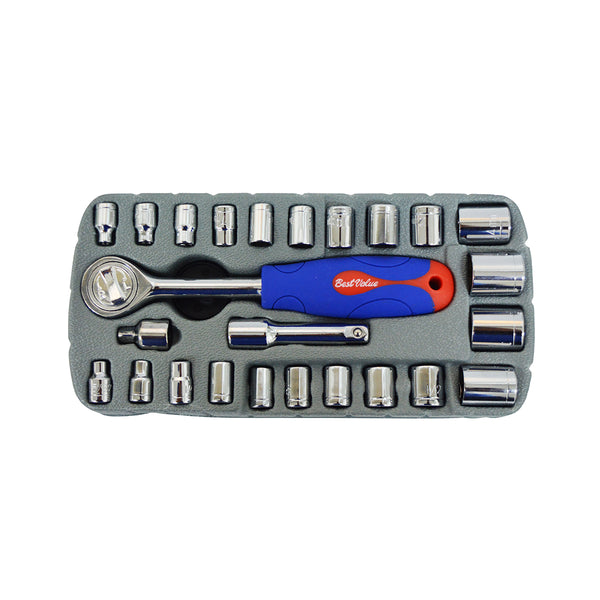 1/4 and 3/8 in. Socket Set (27-Piece)