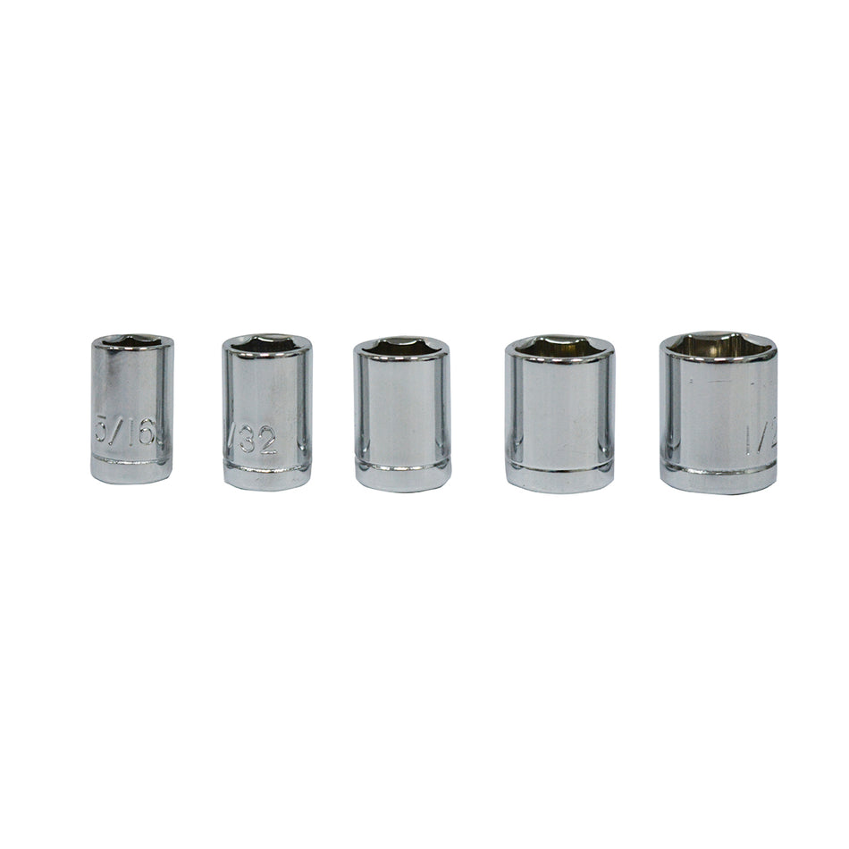 1/4 and 3/8 in. Socket Set (27-Piece)