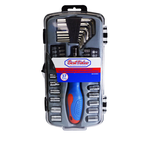 1/4 in. Socket and Tool set (37-Piece)