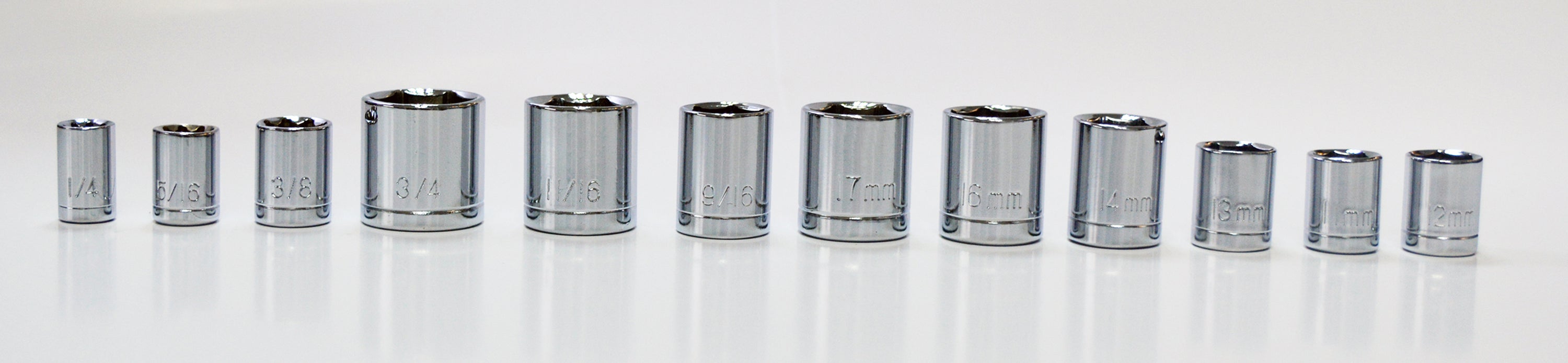 1/4, 3/8 and 1/2 in. Socket Set (52-Piece)