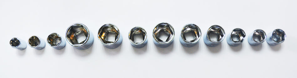 1/4, 3/8 and 1/2 in. Socket Set (52-Piece)