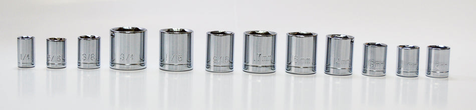 1/4, 3/8 and 1/2 in. Socket Set (52-Piece)