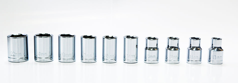 1/4, 3/8 and 1/2 in. Socket Set (52-Piece)