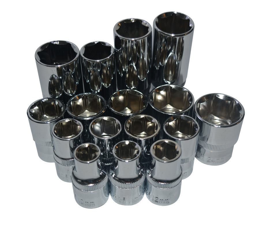 1/2 in. Socket Set (21-Pieces)