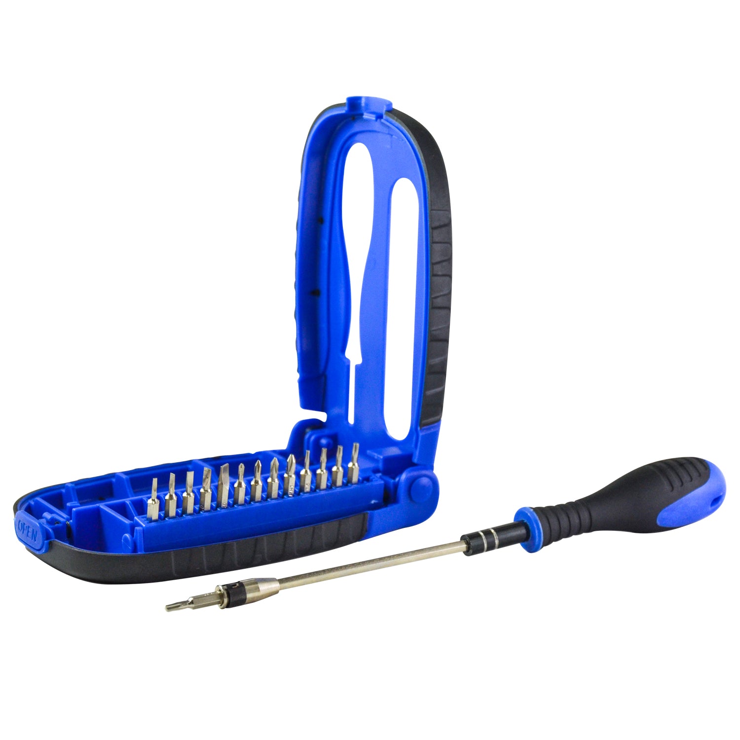 Precision Screwdriver and Bits Set (16-Piece)