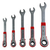 Metric Ratcheting Reversible Wrench Set | 5-Piece Combo