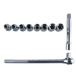 1/2 in. Drive Socket and Ratchet Set (10-Piece)