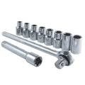 1/2-Inch Drive Socket Set 10-Piece Ratchet Kit – Best Value | H420503