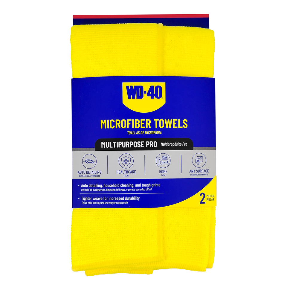 2-pack | Multipurpose Microfiber Towel | 16"x16" 280 GSM PRO