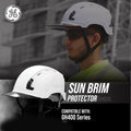 Sun Brim | Transparent Peak for Upwards Vision