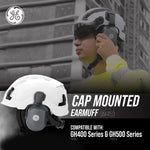 Cap Mounted Earmuff | Dielectric 25 dB NRR
