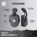 Cap Mounted Earmuff | Dielectric 25 dB NRR