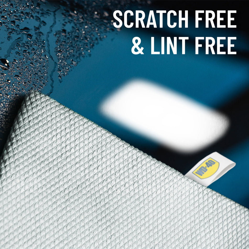 all-show | Multipurpose Microfiber Towel | Glass & Lint Free | WD-40